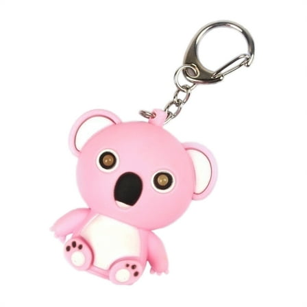 Xinyolin Cartoon Koala LED Sound Keyring Car Key Chain Handbag, Hanging Decor Gift Toy