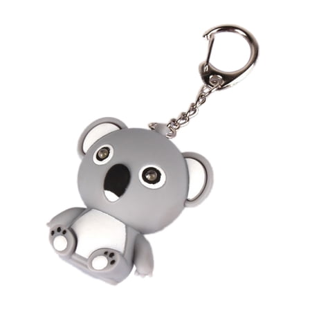 Xinyolin Cartoon Koala LED Sound Keyring Car Key Chain Handbag, Hanging Decor Gift Toy