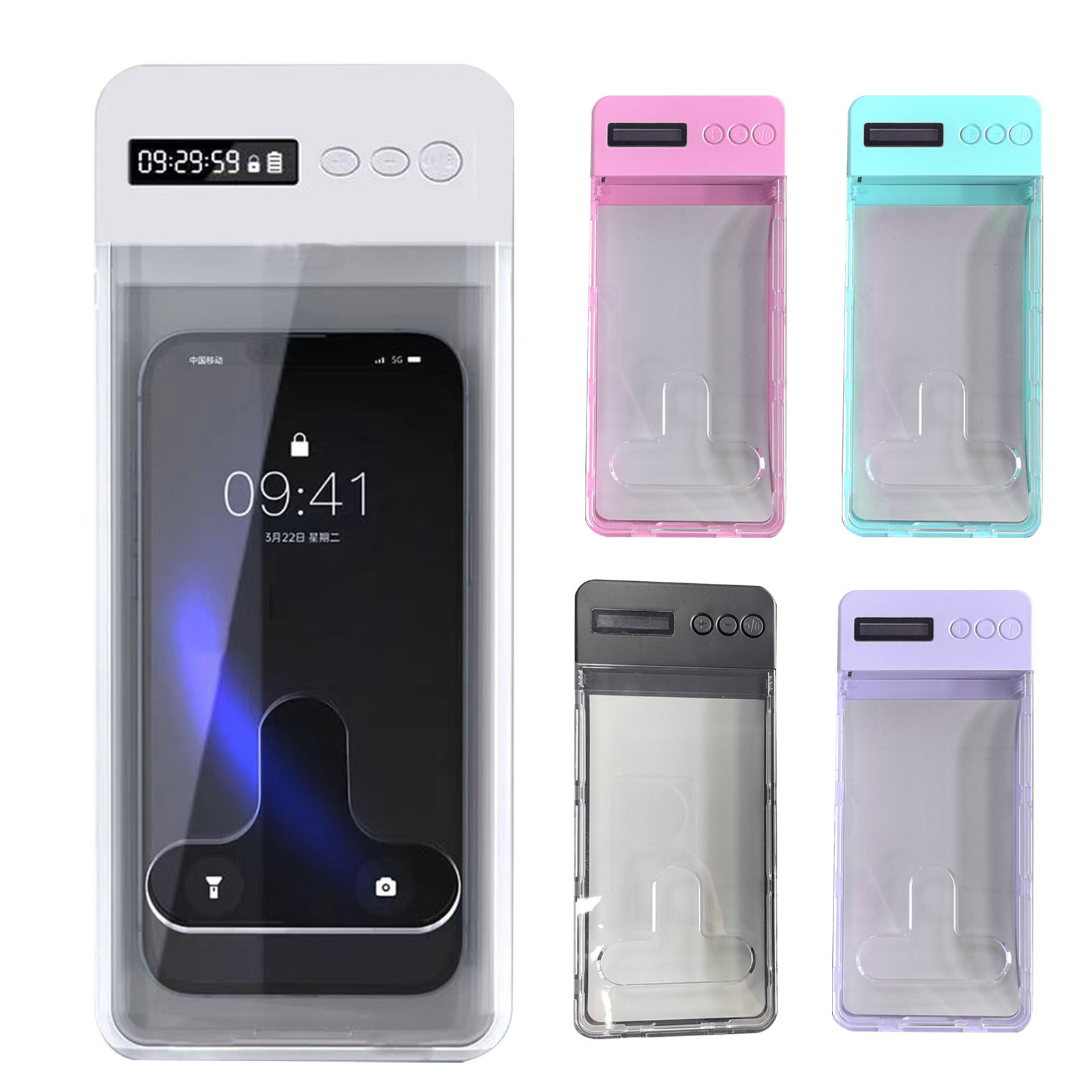 Mobile Phone Lock Box With Timer, Rechargeable Digital Safe, Lightweight Self-Discipline Tool, Secure Storage For Study And, School And Office Accessory For Kids And Adults