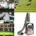 thumbnail image 1 of Xinyolin Clear Storage Bag with Adjustable Wide Strap Concert Crossbody Sling Bag Approved Sports Eco-friendly Shoulder Bag Stadium Event Bag for Concerts Games, 1 of 8