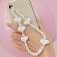 thumbnail image 1 of Xinyolin Colorful Striped Beads Unisex Phone Lanyard - Exquisite Lightweight Mobile Phone Strap, 1 of 8