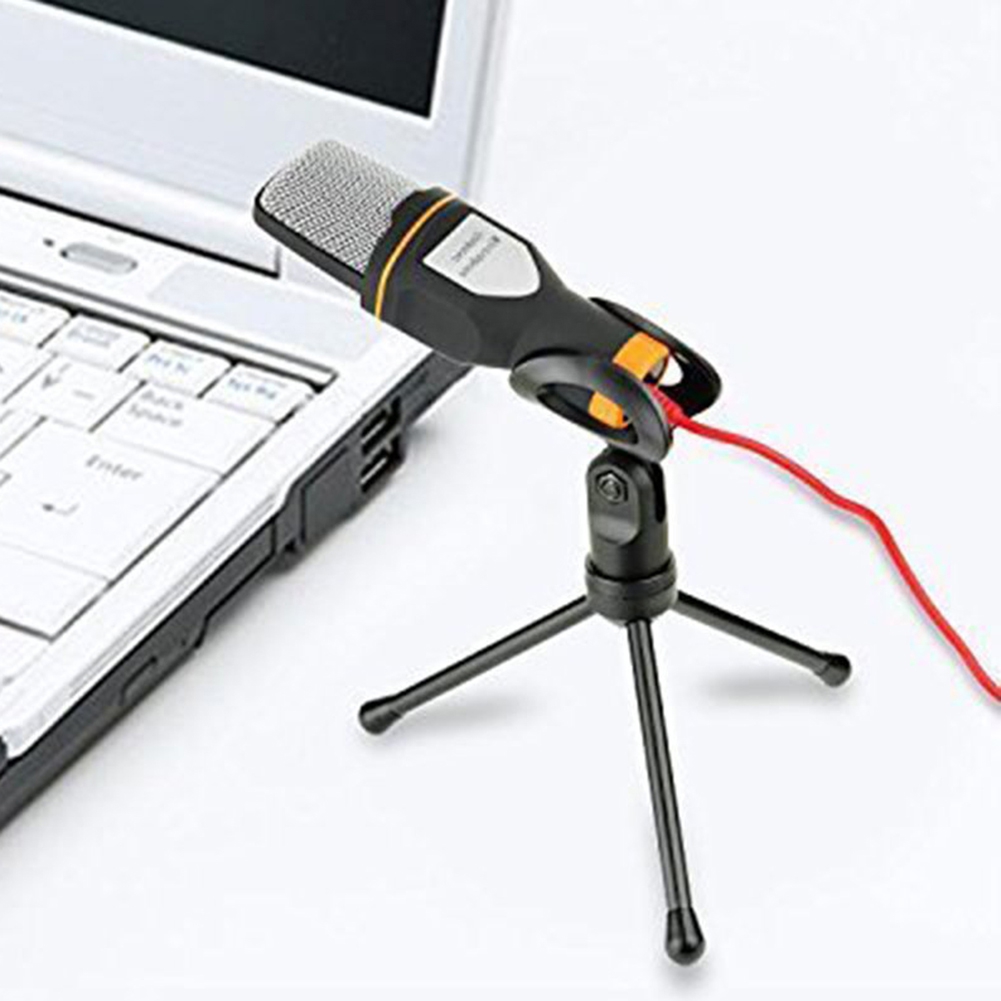 Computer Mics Plug In Xinyolin DC3.5mm Plug Computer Laptop Singing Condenser Microphone ...