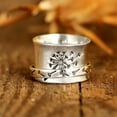 thumbnail image 1 of Xinyolin Dandelion Flower Spinner Vintage Women's Ring - Fashion Appearance Wedding Party Accessory, 1 of 7
