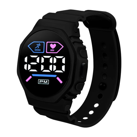 Xinyolin Electronic Watch Waterproof LED Display High Accuracy Power-saving Multifunctional Precise Time Casual Large Screen Sports Student Watch for Daily Life