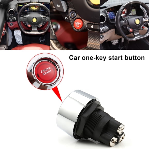 Xinyolin Engine Start Button - Keyless Convenient Professional Car Engine Start Push Switch