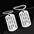 thumbnail image 1 of Xinyolin English Letter I Love You For Who You Are Keychain, Key Ring Holder, 1 of 8