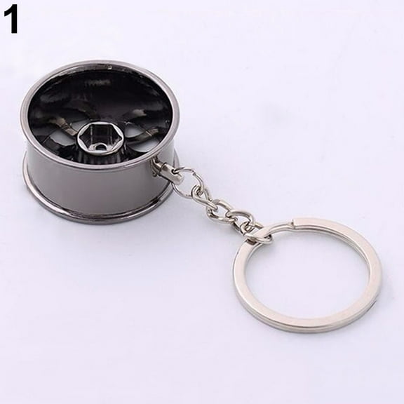 Xinyolin Fashion Creative Wheel Car Auto Parts Keyring Metal Keychain, Key Chain Keyfob