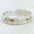 thumbnail image 1 of Xinyolin Finger Ring Flowers Pattern Exquisite Alloy Lovers Lettering - Dandelion Ring for Dating, 1 of 8