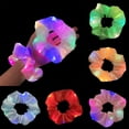 thumbnail image 1 of Xinyolin LED Hair Ring Luminous Safe Decorative Bling Korean Style LED Hair Rope for Party, 1 of 8
