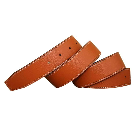 Xinyolin Leather Belt Men Vintage Cool Faux Leather Buckle Free Belt for Decoration