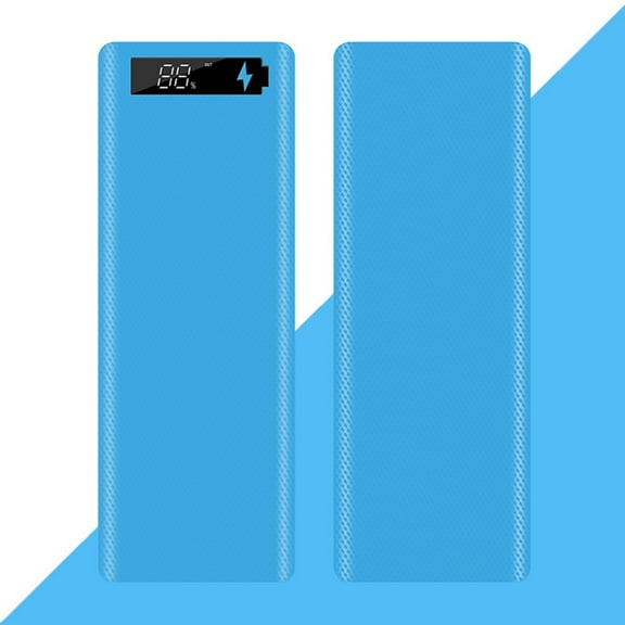 Xinyolin M10 Portable Micro USB Type-C Power Bank Shell 18650 Battery Charger Box with LCD Screen Light for Outdoors