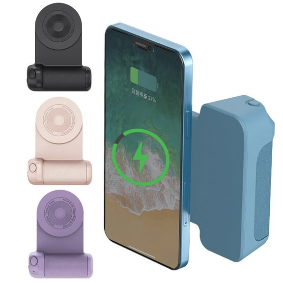 Xinyolin Magnetic Camera Grip Handle Stand Bluetooth-compatible Anti-shake Rotatable Wireless Charger for Android Portable Stable Photography Stand for IPhone