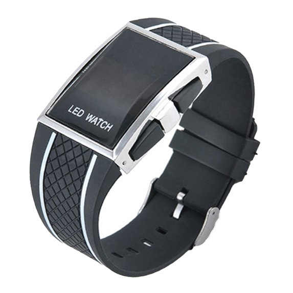 Xinyolin Men Women Fashion LED Digital Display Square Case Sports Casual, Wrist Watch