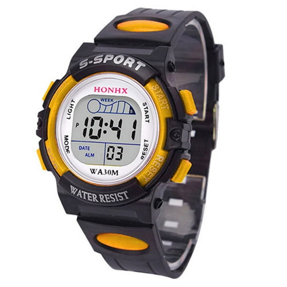 Xinyolin Men Women Students' Fashion Digital Multifunctional Alarm, Sports Wrist Watch