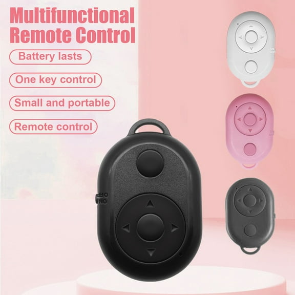 Xinyolin Mini Bluetooth-compatible Remote Control Multifunctional Long Distance Camera Stick Shutter Self-timer Page Turning Controller for Taking Photos