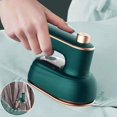thumbnail image 1 of Xinyolin Mini Handheld Steam Iron with Foldable Handle 38W Portable Dry Wet Use Travel Garment Steamer Ironing Machine for Home Travel, 1 of 8