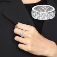 thumbnail image 1 of Xinyolin Multi Sizes Faux Crystal Finger Ring - Women's Daily Wear Accessory, 1 of 7
