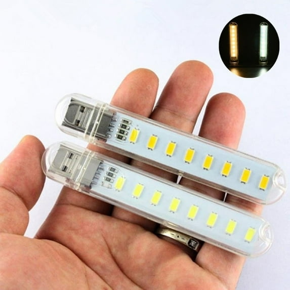 Xinyolin Night Light 8 LED Outdoor Camping Mobile Power Mini Portable USB Lamp for Outdoor