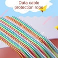 thumbnail image 1 of Xinyolin Protective Cover 1.4m Drop Resistance PC Cool Stylish Data Cable Protector Shell for iPhone for Android, 1 of 8