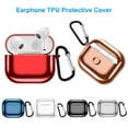 thumbnail image 1 of Xinyolin Protective Cover Dustproof Scratch Resistant Electroplating Wireless Earphone TPU Sleeve for Airpods 3, 1 of 8