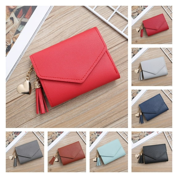 Xinyolin Slim Wallet Eco-friendly Foldable Faux Leather Cash Card Holder Purse for Shopping