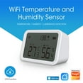 thumbnail image 1 of Xinyolin Smart Temperature Monitor Push Notification to Phone Wireless Digital Wifi Humidity Sensor Thermohygrometer for Home, 1 of 8