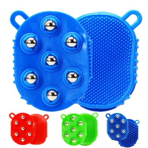 Xinyolin Stainless Steel 360 Degree Rotation 7 Balls Face Neck Leg Arm Body Massager