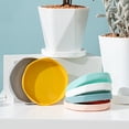 thumbnail image 1 of Xinyolin Sturdy Durable Pot Tray Multi Colors Thickened Plastic Plant Pot Saucer for Garden, 1 of 8