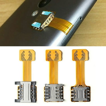 Xinyolin TF Hybrid Sim Slot Dual SIM Card Adapter Extender for Android Phone