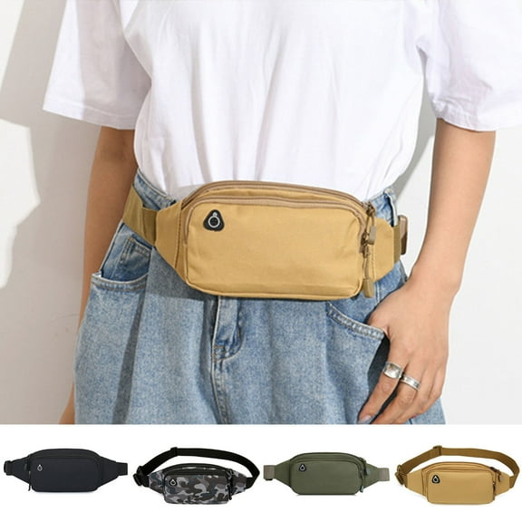 Xinyolin Unisex Fanny Pack Large Capacity Scratch-resistant Men Women Multipurpose Mesh Fanny Pack Outdoor Sports Supplies