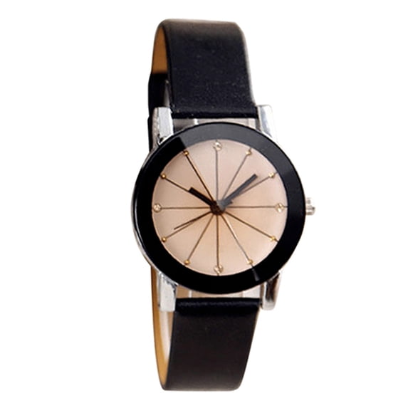 Xinyolin Watch Easy to Read Round Dial Alloy Case Couple Quartz, Wristwatch for Festival Gift