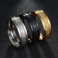 thumbnail image 1 of Xinyolin Wide Roman Numeral Men Ring Stainless Steel Simple - Smooth Finger Ring Fashion Jewelry, 1 of 7