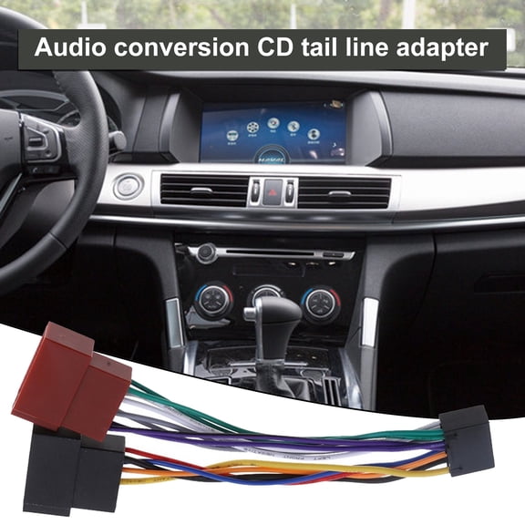 Xinyolin Wire Harness - Long Lifespan Easy to Install Plastic Car Stereo Radio ISO Standard Connector