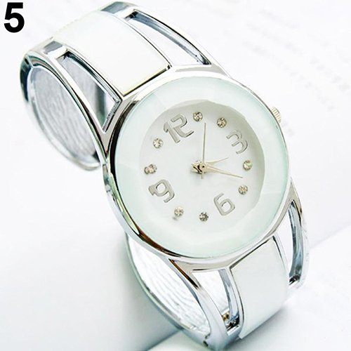 Xinyolin Women's Vintage Open Alloy Band Quartz Analog Round Dial, Wrist Watch Gift