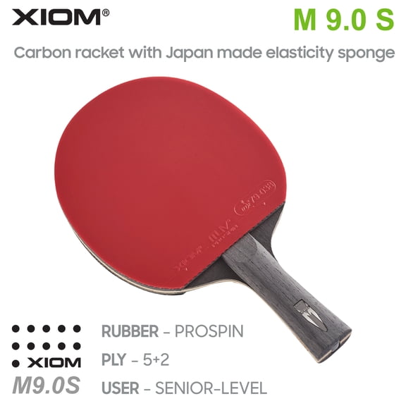 Xiom MUV 9.0S - Offensive Plus Premade Shakehand Table Tennis Racket