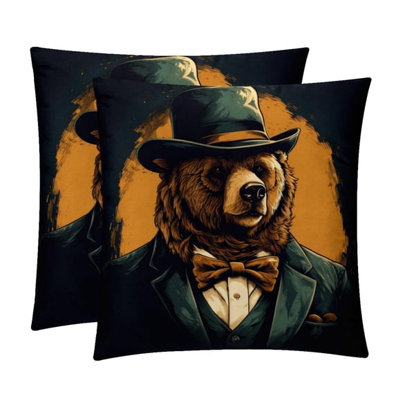 Xiong Fugu Elegant Velvet Throw Pillow Covers Set with Unique Patterns - 16x16", 18x18", 20x20" - Pack of 2 for Chair Pillow Covers and Various Occasions