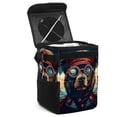 thumbnail image 1 of Xiong Fugu Foldable Car Garbage Can Trash Can for Car, with Lid, Leak-Proof and Hanging Storage Bag, 1 of 6