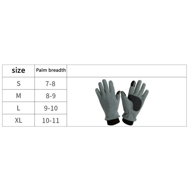 Xipinshu Unisex Winter Warm Driving Gloves, Blue, E