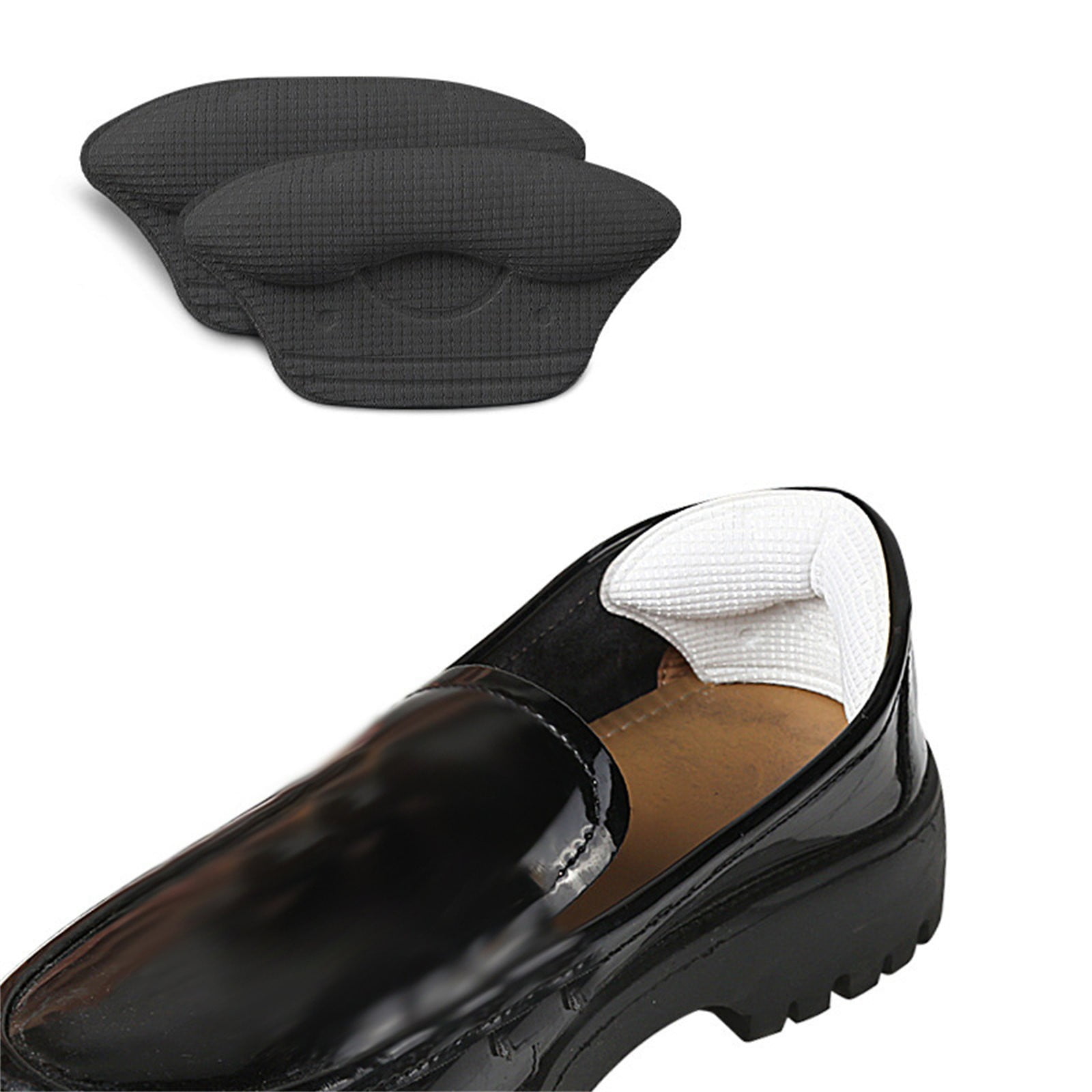 Xipoxipdo Heel Cushion Inserts Grey Black White Heel Grips Cushion Shoe