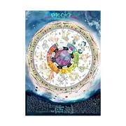 Xipoxipdo Moon Calendar Home Decoration Pendant Turntable Calendar