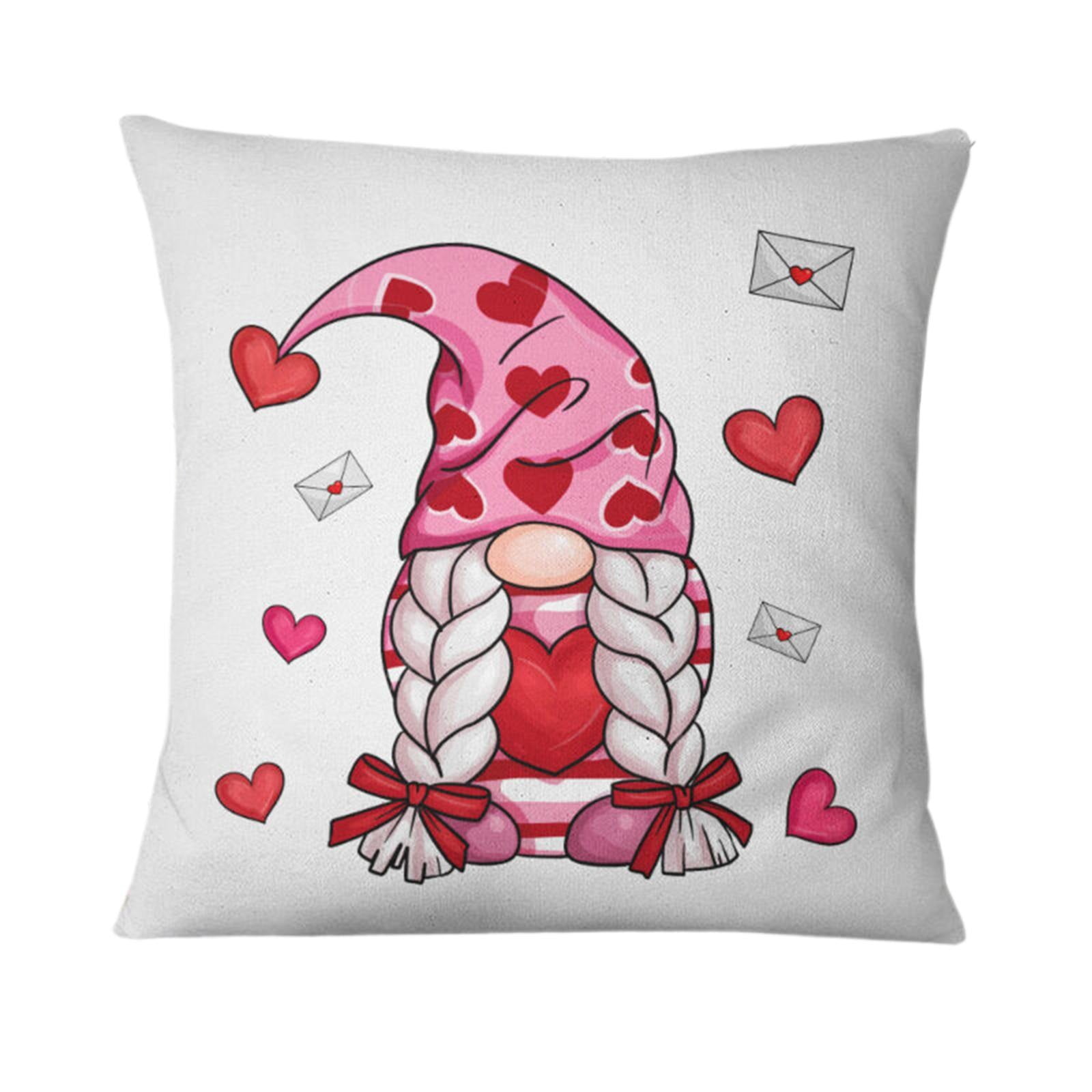 Xipoxipdo Valentine Pillow Covers 18x18 Valentines Day Pillow Covers Red Pillow Cases To Express Love Valentines Pillow Covers For Couch Sofa Living Room Home Decorations Walmart