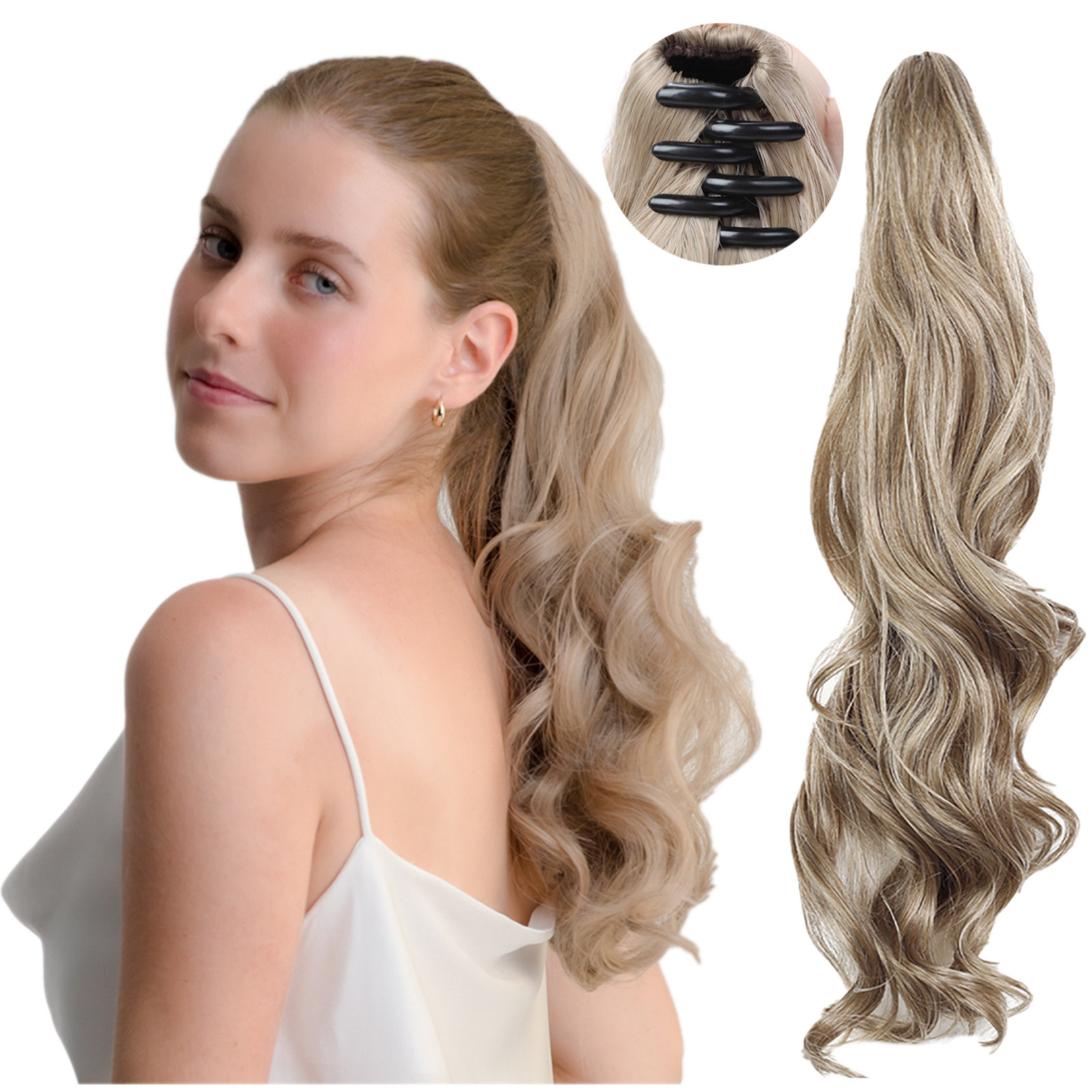 Xipoxipdo Wig Hair Ponytail Female Extension Wig Piece Wig Long Female 