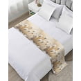 thumbnail image 1 of Xipuska Botanical Dandelion Bed Runners for Twin Size Bed, Decorative Bed Throws for Foot of Bed, Watercolor Farmhouse Spring Flowers Bed Runner Sofa Throw Bedding Scarf Slipcover for Bedroom, 1 of 6