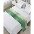 thumbnail image 1 of Xipuska Green Glowing Ocean Sky Bed Runners for Twin Size Bed, Decorative Bed Throws for Foot of Bed, Abstract Nature Clouds Bed Runner Sofa Throw Bedding Scarf Protector Slipcover for Bedroom/Hotel, 1 of 6