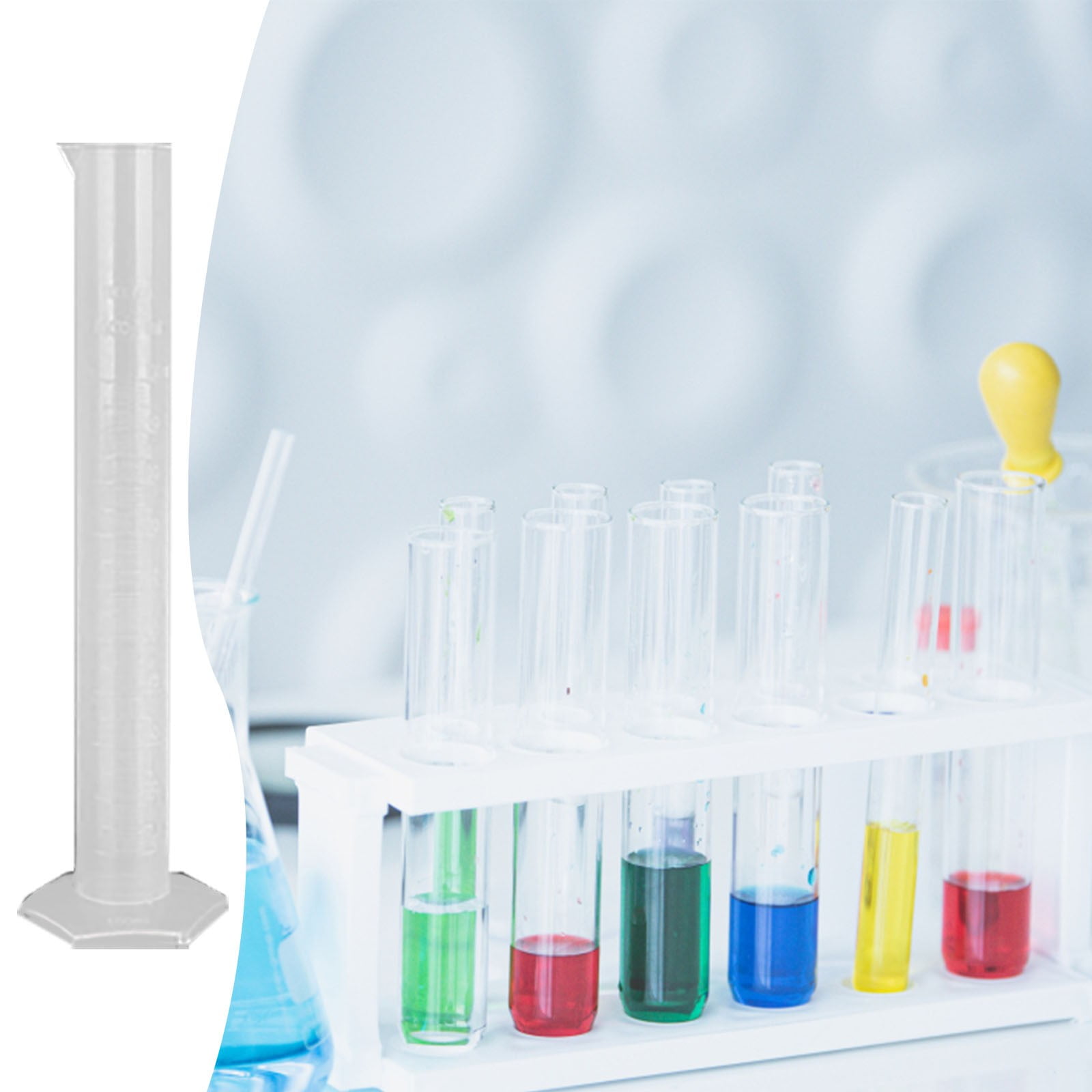 XirolunTool Science Education Supplies Measuring Cylinders Glass 100ml