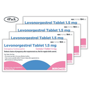 Xiromed Emergency Contraceptive Pill | Compare to Plan B One-step | 1.5MG ONE TABLET | 4PK