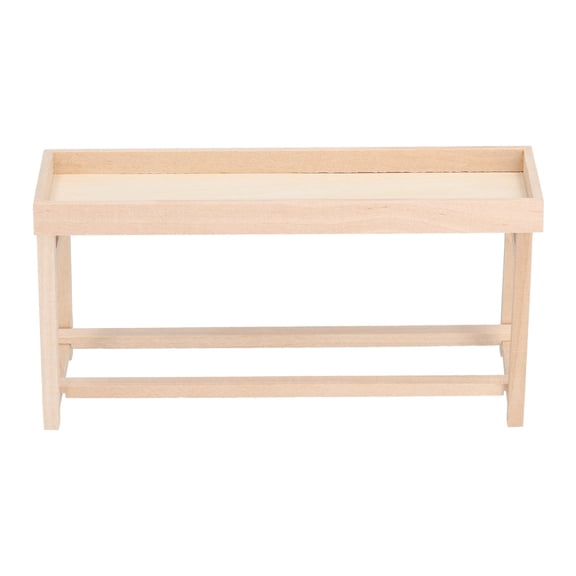 Xirurus 1:12 Miniature Wooden Stand Dollhouse Shelf Display Rack, Fruit and Vegetable Rack DIY Ornament (6.1 inches / 15.6 cm)[cite: 1]