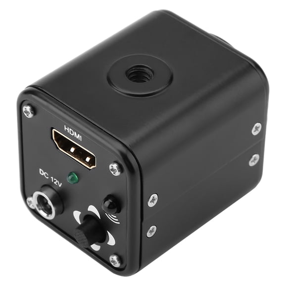 Xirurus 1/3in 60FPS 1080P Black HDMI Output Industry Microscope Camera DC5-12V (US Plug, 2.36 x 1.65 inches)