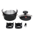 thumbnail image 1 of Xirurus 1.5L Aluminum Alloy Pressure Cooker – Explosion‑Proof, Large Capacity, Compound Bottom, Easy‑Open Design for Gas & Induction Stoves, 1 of 13
