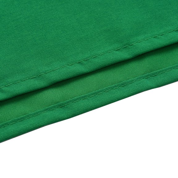 Xirurus 10 x 10ft / 3 x 3m Professional Green Screen Backdrop Washable Polyester-Cotton Fabric Background for Photography Studio Portrait Video Shooting